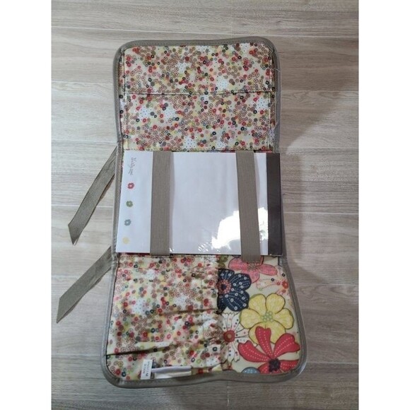 Thirty-One Floral Journal Folder – Organizer Case with Strap, Multicolor Flowers - Picture 3 of 7